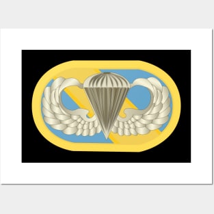 1st Special Forces Oval w Basic Wings Posters and Art